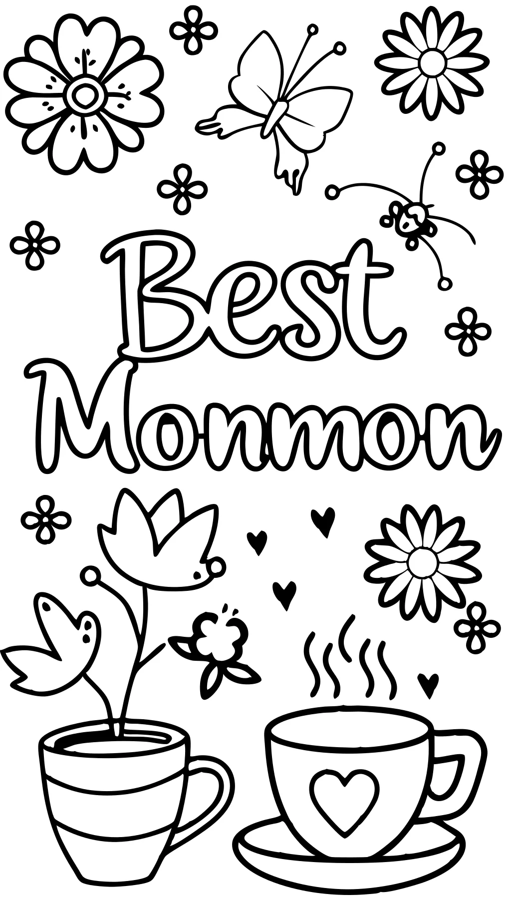 mothers day pictures coloring pages